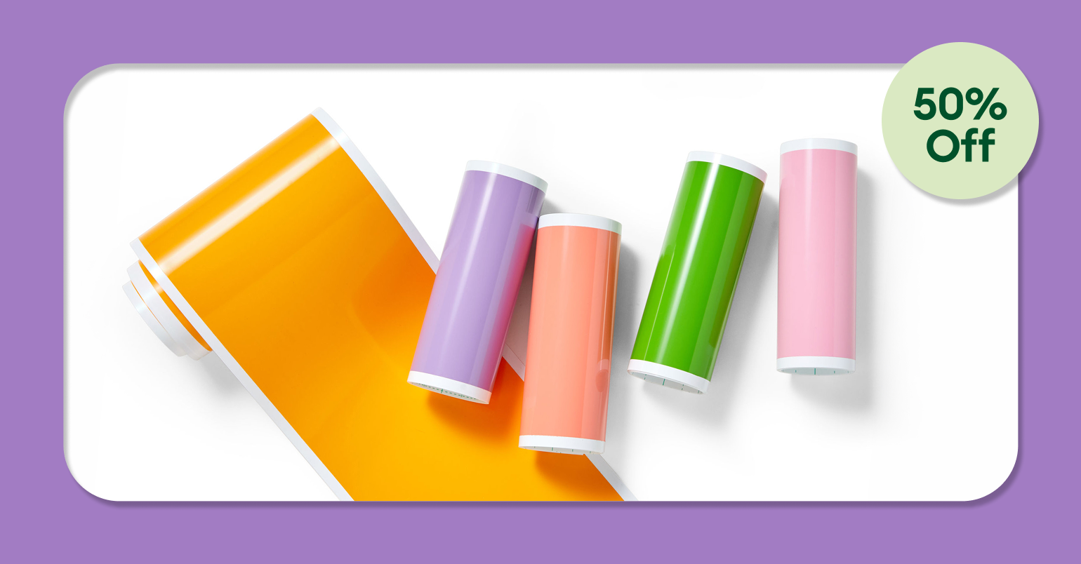 Save 50% on materials & accessories